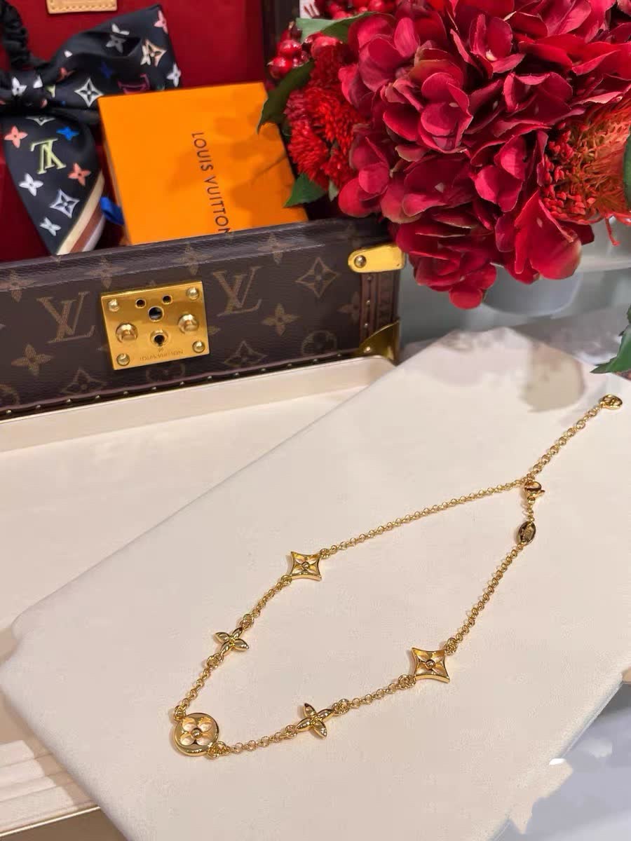 Louis Vuitton Gold Tone Bracelet